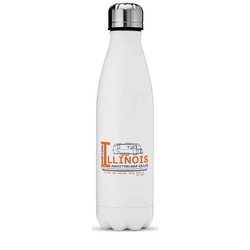 Northern Illinois Airstream Club Logo Water Bottle - 17 oz - Stainless Steel - Full Color Printing