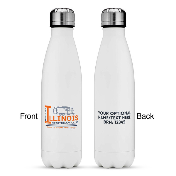 Northern Illinois Airstream Club Logo Tapered Water Bottle - Apvl 17oz.