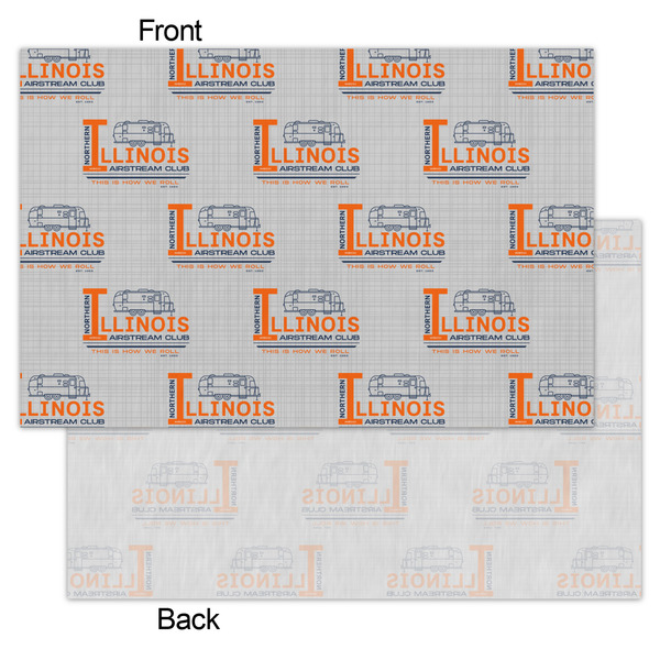 Northern Illinois Airstream Club Logo Tissue Paper - Heavyweight - Small - Front & Back