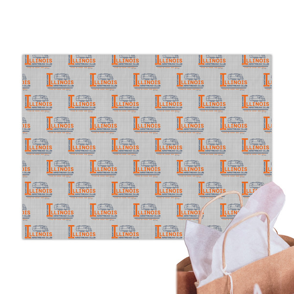 Northern Illinois Airstream Club Logo Tissue Paper Sheets - Main