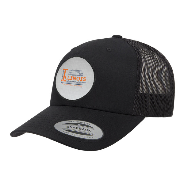 Custom Northern Illinois Airstream Club Logo Trucker Hat - Black