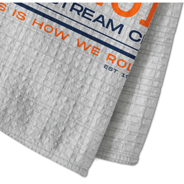 Northern Illinois Airstream Club Logo Waffle Weave Towel - Closeup of Material Image