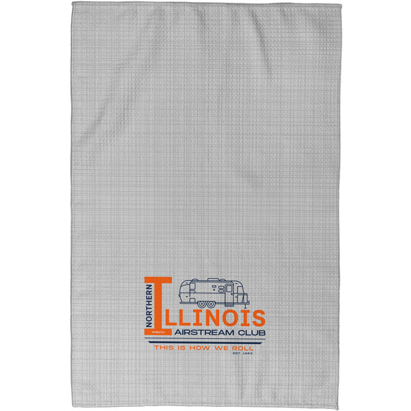Northern Illinois Airstream Club Logo Waffle Weave Towel - Full Color Print - Approval Image