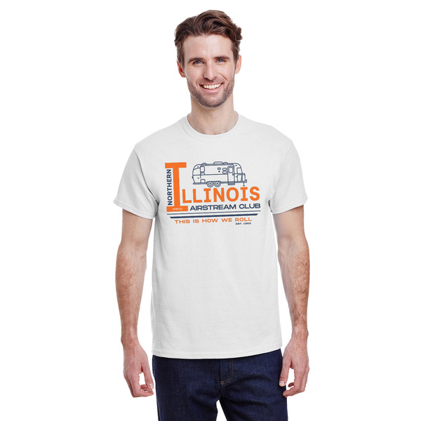 Custom Northern Illinois Airstream Club Logo T-Shirt - White