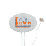 Northern Illinois Airstream Club Logo Oval Plastic Stir Sticks