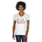 Northern Illinois Airstream Club Logo Women's V-Neck T-Shirt - White