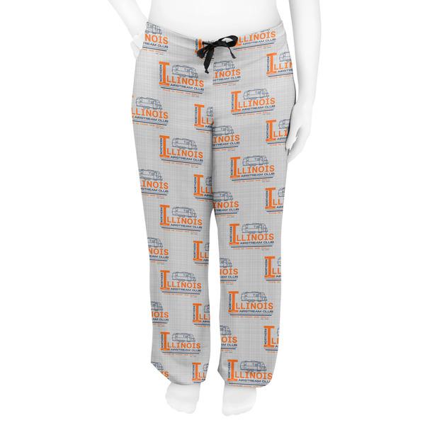 Northern Illinois Airstream Club Logo Women's Pj on model - Front