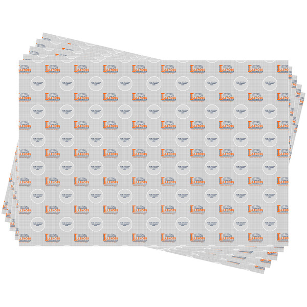 Northern Illinois Airstream Club Logo Wrapping Paper - Front & Back - Sheets Stack