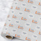 Northern Illinois Airstream Club Logo Wrapping Paper Roll - Large - Satin