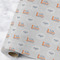 Northern Illinois Airstream Club Logo Wrapping Paper Roll - Large - Matte