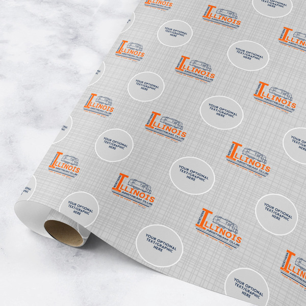 Northern Illinois Airstream Club Logo Wrapping Paper Rolls- Main