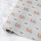 Northern Illinois Airstream Club Logo Wrapping Paper Roll - Small - Satin