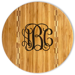 Interlocking Monogram Bamboo Cutting Board (Personalized)