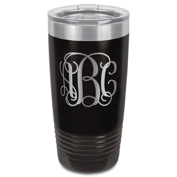Interlocking Monogram Black Polar Camel Tumbler - 20oz - Front