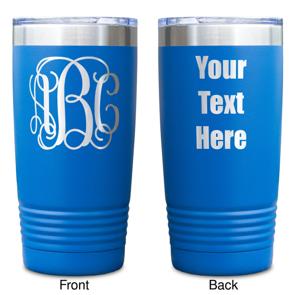 Interlocking Monogram Blue Polar Camel Tumbler - 20oz - Double Sided - Approval