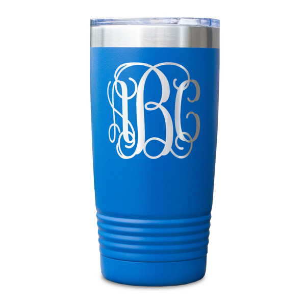 Interlocking Monogram Blue Polar Camel Tumbler - 20oz - Single Sided - Approval