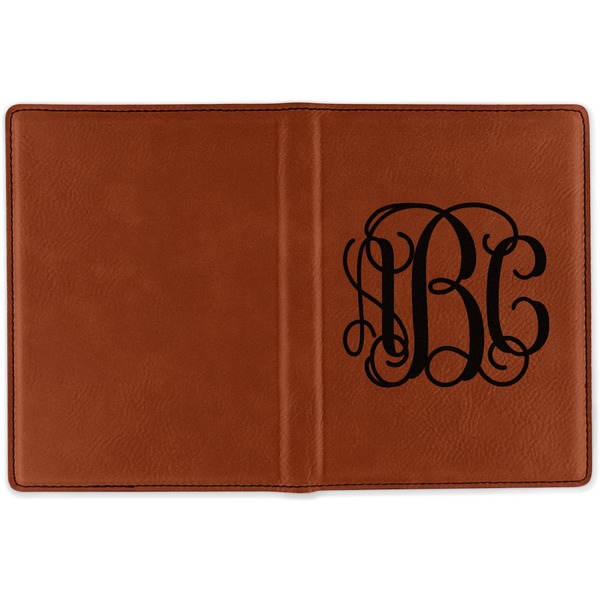 Interlocking Monogram Cognac Leather Passport Holder Outside Single Sided - Apvl