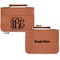 Interlocking Monogram Cognac Leatherette Bible Covers - Large Double Sided Approval