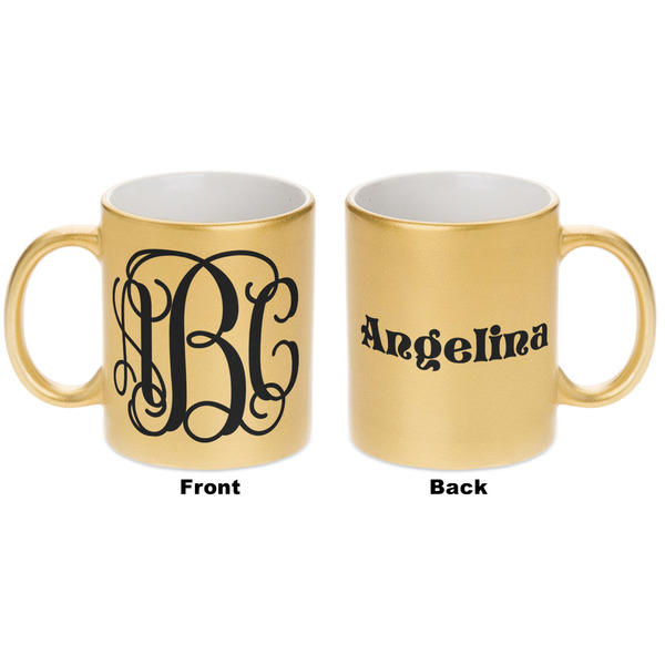 Interlocking Monogram Gold Mug - Apvl
