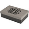 Interlocking Monogram Large Engraved Gift Box with Leather Lid - Front/Main