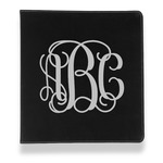 Interlocking Monogram Leather Binder - 1" - Black (Personalized)