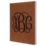 Interlocking Monogram Leather Sketchbook (Personalized)