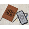 Interlocking Monogram Leather Sketchbook - Small - Double Sided - In Context