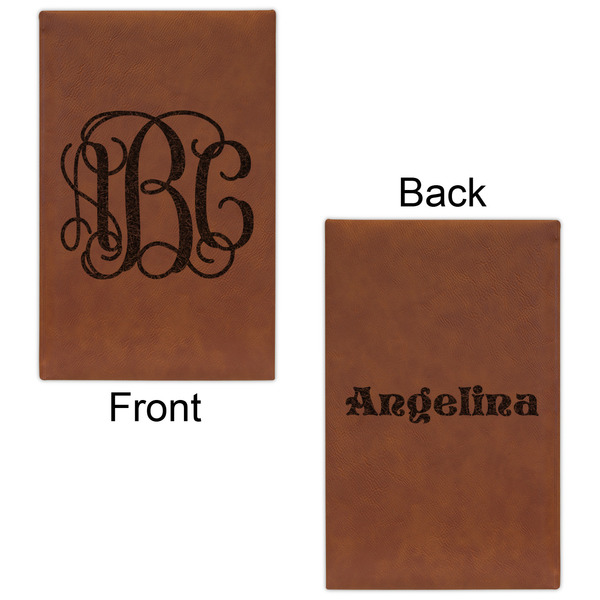 Interlocking Monogram Leatherette Sketchbooks - Small - Double Sided - Front & Back View