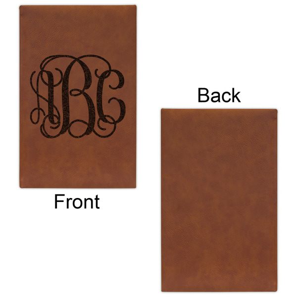 Interlocking Monogram Leatherette Sketchbooks - Small - Single Sided - Front & Back View