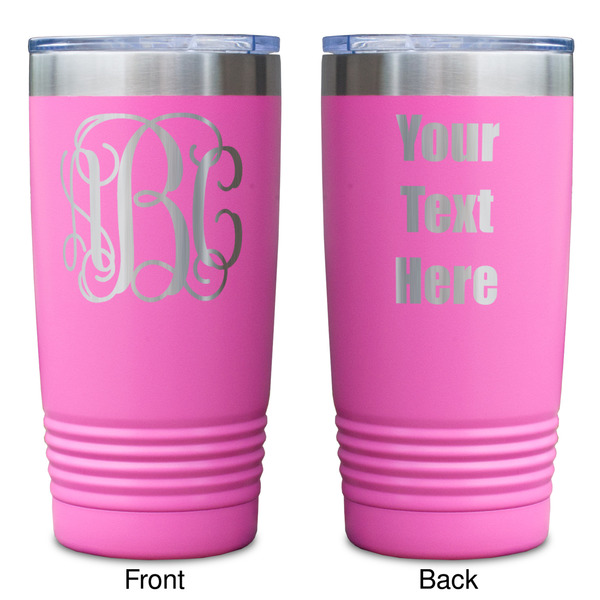Interlocking Monogram Pink Polar Camel Tumbler - 20oz - Double Sided - Approval