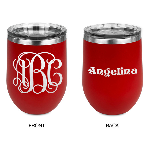 Interlocking Monogram Stainless Wine Tumblers - Red - Double Sided - Approval