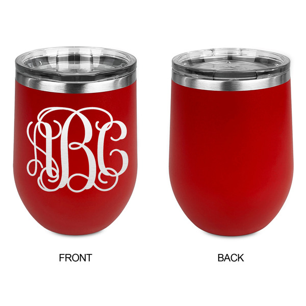 Interlocking Monogram Stainless Wine Tumblers - Red - Single Sided - Approval