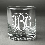 Interlocking Monogram Whiskey Glass - Engraved (Personalized)