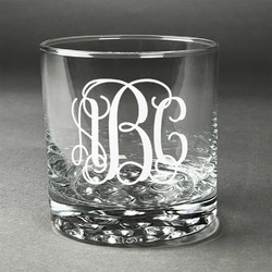Interlocking Monogram Whiskey Glass (Single) (Personalized)