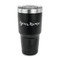 Script Name 30 oz Stainless Steel Ringneck Tumblers - Black - FRONT