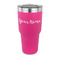 Script Name 30 oz Stainless Steel Tumbler - Pink - Single-Sided (Personalized)