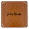 Script Name 9" x 9" Leatherette Snap Up Tray - APPROVAL (FLAT)