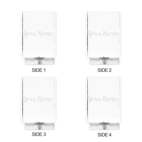 Script Name Acrylic Pencil Holder - APPROVAL