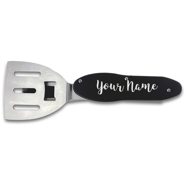 Custom Script Name BBQ Tool Set - Double-Sided (Personalized)