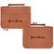Script Name Cognac Leatherette Bible Covers - Large Double Sided Approval