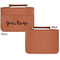 Script Name Cognac Leatherette Bible Covers - Small Single Sided Approval