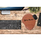 Script Name Cognac Leatherette Mousepad with Wrist Support - Lifestyle Image