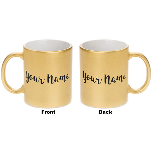 Script Name Gold Mug - Apvl