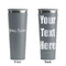 Script Name Grey RTIC Everyday Tumbler - 28 oz. - Front and Back