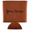Script Name Leatherette Can Sleeve - Flat