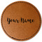 Script Name Leatherette Patches - Round