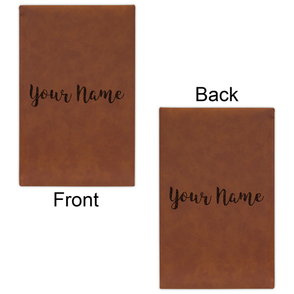 Script Name Leatherette Sketchbooks - Small - Double Sided - Front & Back View