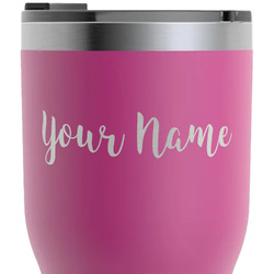 Script Name RTIC Tumbler - Magenta - Laser Engraved - Double-Sided (Personalized)