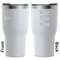 Script Name RTIC Tumbler - White - Double Sided - Front and Back