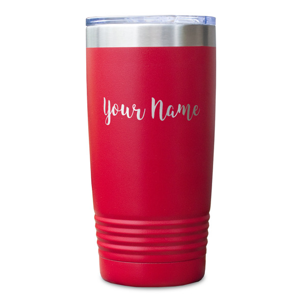 Script Name Red Polar Camel Tumbler - 20oz - Single Sided - Approval